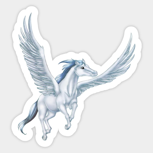 Pegasus 12 Sticker by PegasusLady